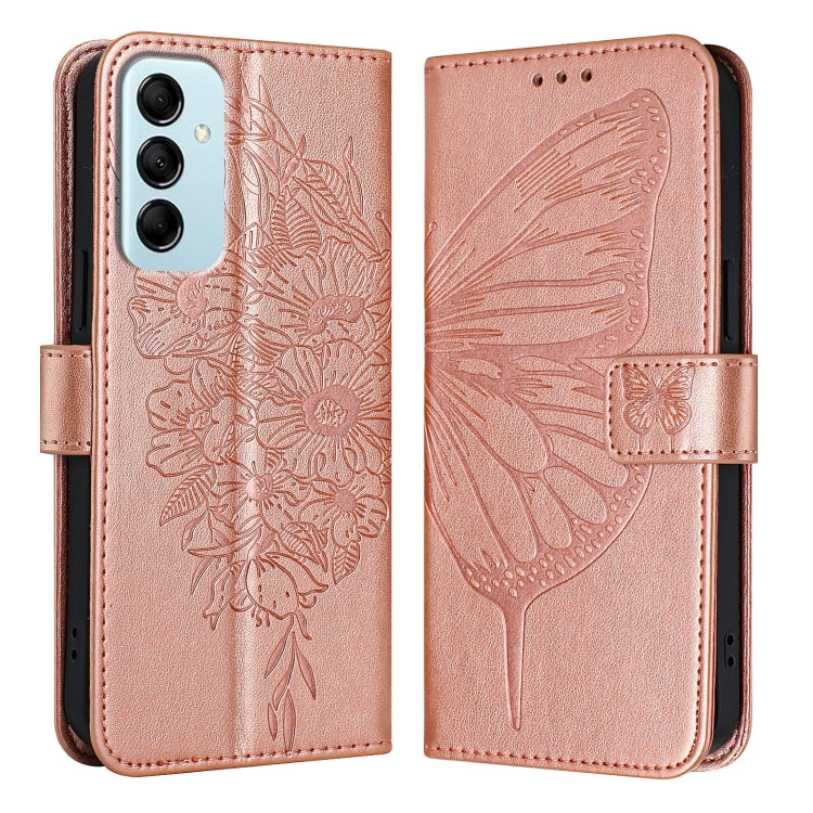 Custodia per telefono in pelle con farfalla goffrata, For Samsung Galaxy M34 5G / F34 5G, For Samsung Galaxy M54 5G / F54 5G, For Samsung Galaxy M14 5G Global