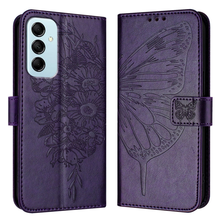 Custodia per telefono in pelle con farfalla goffrata, For Samsung Galaxy M34 5G / F34 5G, For Samsung Galaxy M54 5G / F54 5G, For Samsung Galaxy M14 5G Global