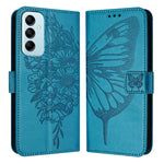 Custodia per telefono in pelle con farfalla goffrata, For Samsung Galaxy M34 5G / F34 5G, For Samsung Galaxy M54 5G / F54 5G, For Samsung Galaxy M14 5G Global