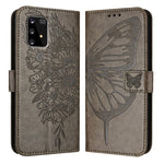 Custodia per telefono in pelle con farfalla goffrata, For Samsung Galaxy A41 EU, For Samsung Galaxy M62, For Samsung Galaxy A91 / M80s / S10 Lite