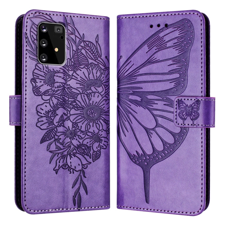Custodia per telefono in pelle con farfalla goffrata, For Samsung Galaxy A41 EU, For Samsung Galaxy M62, For Samsung Galaxy A91 / M80s / S10 Lite