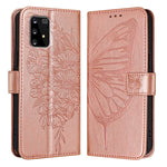 Custodia per telefono in pelle con farfalla goffrata, For Samsung Galaxy A41 EU, For Samsung Galaxy M62, For Samsung Galaxy A91 / M80s / S10 Lite