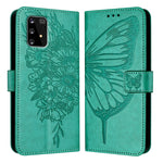 Custodia per telefono in pelle con farfalla goffrata, For Samsung Galaxy A41 EU, For Samsung Galaxy M62, For Samsung Galaxy A91 / M80s / S10 Lite