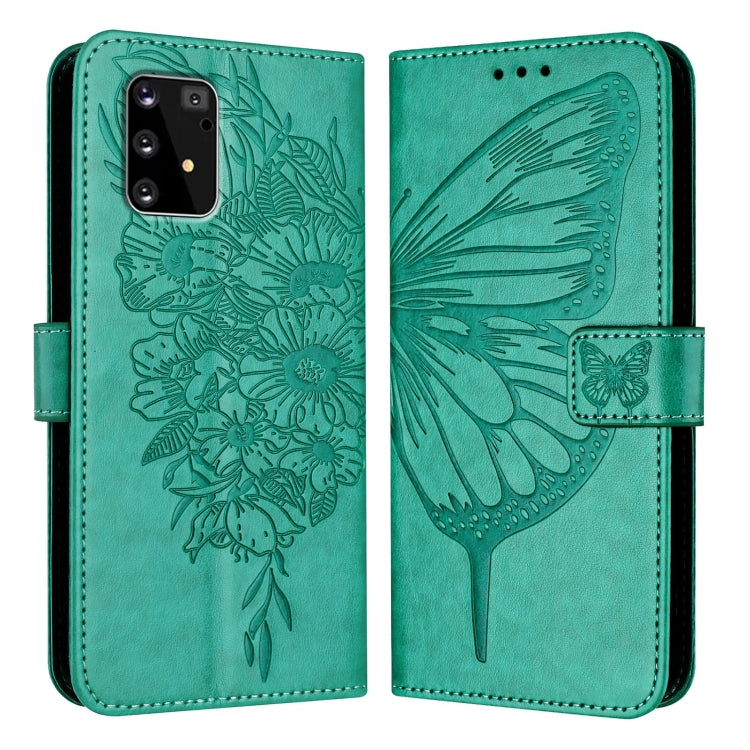 Custodia per telefono in pelle con farfalla goffrata, For Samsung Galaxy A41 EU, For Samsung Galaxy M62, For Samsung Galaxy A91 / M80s / S10 Lite