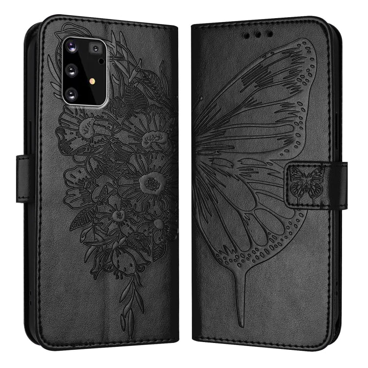 Custodia per telefono in pelle con farfalla goffrata, For Samsung Galaxy A41 EU, For Samsung Galaxy M62, For Samsung Galaxy A91 / M80s / S10 Lite