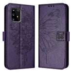 Custodia per telefono in pelle con farfalla goffrata, For Samsung Galaxy A41 EU, For Samsung Galaxy M62, For Samsung Galaxy A91 / M80s / S10 Lite