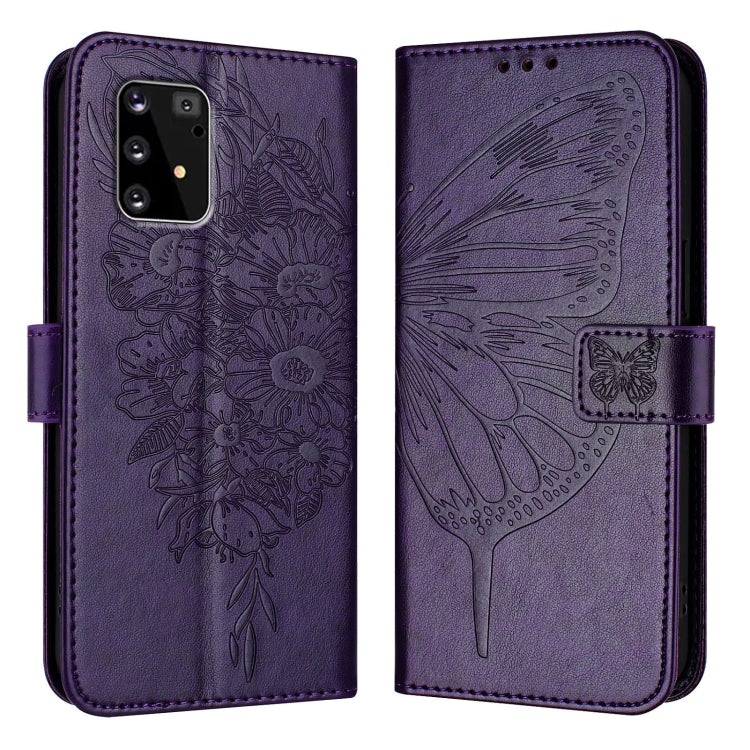Custodia per telefono in pelle con farfalla goffrata, For Samsung Galaxy A41 EU, For Samsung Galaxy M62, For Samsung Galaxy A91 / M80s / S10 Lite