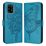 Custodia per telefono in pelle con farfalla goffrata, For Samsung Galaxy A41 EU, For Samsung Galaxy M62, For Samsung Galaxy A91 / M80s / S10 Lite