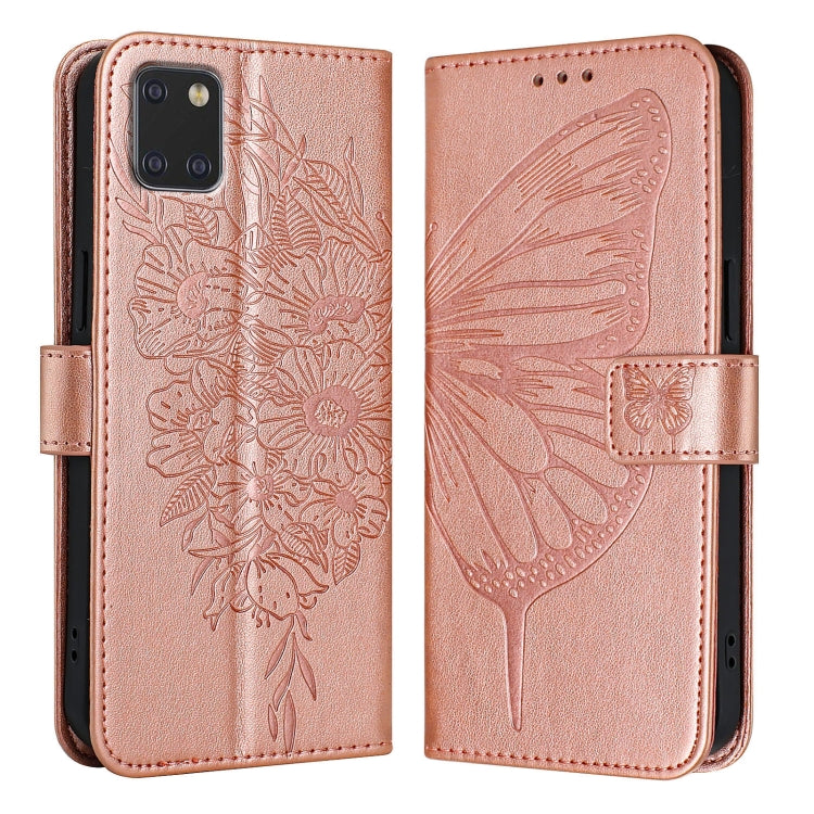 Custodia per telefono in pelle con farfalla goffrata, For Samsung Galaxy A81 / M60s /Note10 Lite, For Samsung Galaxy A10s / M10s, For Samsung Galaxy A20s