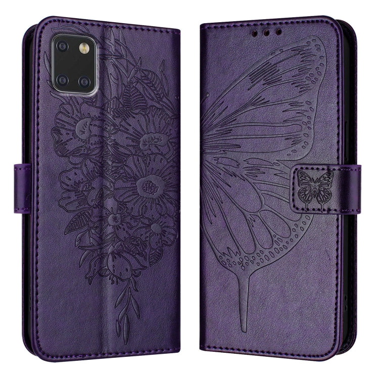 Custodia per telefono in pelle con farfalla goffrata, For Samsung Galaxy A81 / M60s /Note10 Lite, For Samsung Galaxy A10s / M10s, For Samsung Galaxy A20s