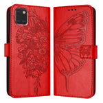 Custodia per telefono in pelle con farfalla goffrata, For Samsung Galaxy A81 / M60s /Note10 Lite, For Samsung Galaxy A10s / M10s, For Samsung Galaxy A20s