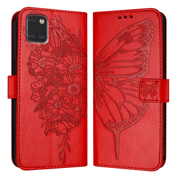 Custodia per telefono in pelle con farfalla goffrata, For Samsung Galaxy A81 / M60s /Note10 Lite, For Samsung Galaxy A10s / M10s, For Samsung Galaxy A20s