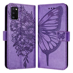 Custodia per telefono in pelle con farfalla goffrata, For Samsung Galaxy A41 EU, For Samsung Galaxy M62, For Samsung Galaxy A91 / M80s / S10 Lite