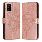 Custodia per telefono in pelle con farfalla goffrata, For Samsung Galaxy A41 EU, For Samsung Galaxy M62, For Samsung Galaxy A91 / M80s / S10 Lite