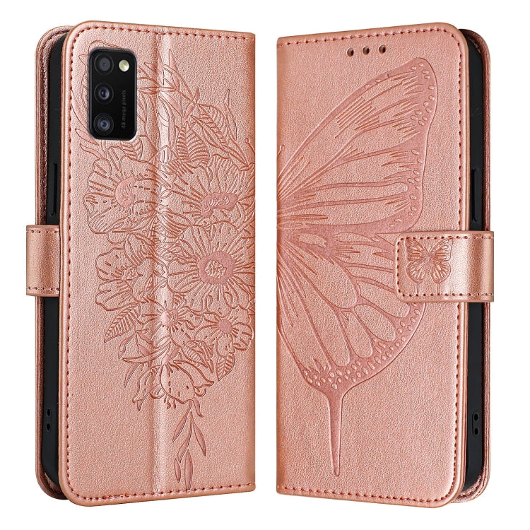 Custodia per telefono in pelle con farfalla goffrata, For Samsung Galaxy A41 EU, For Samsung Galaxy M62, For Samsung Galaxy A91 / M80s / S10 Lite