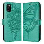 Custodia per telefono in pelle con farfalla goffrata, For Samsung Galaxy A41 EU, For Samsung Galaxy M62, For Samsung Galaxy A91 / M80s / S10 Lite