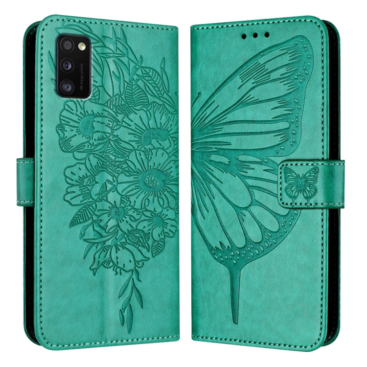 Custodia per telefono in pelle con farfalla goffrata, For Samsung Galaxy A41 EU, For Samsung Galaxy M62, For Samsung Galaxy A91 / M80s / S10 Lite
