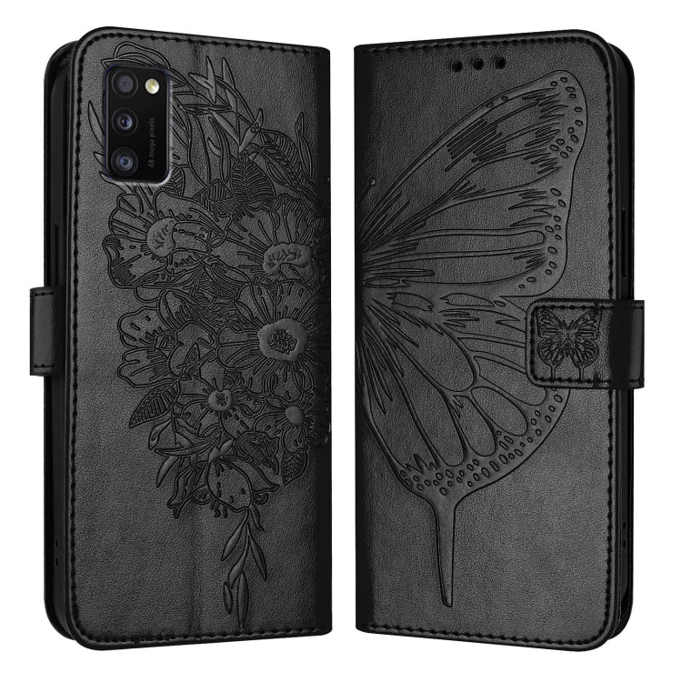 Custodia per telefono in pelle con farfalla goffrata, For Samsung Galaxy A41 EU, For Samsung Galaxy M62, For Samsung Galaxy A91 / M80s / S10 Lite