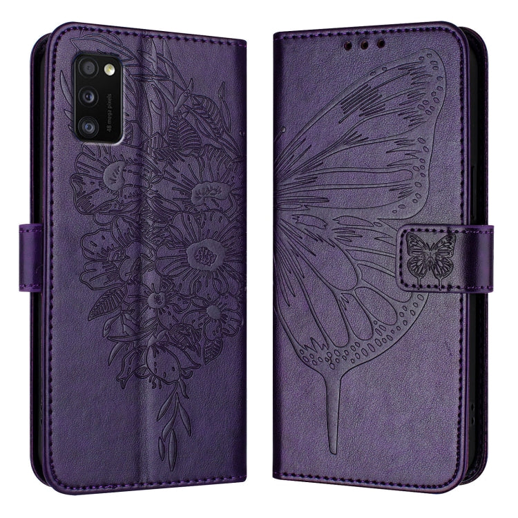 Custodia per telefono in pelle con farfalla goffrata, For Samsung Galaxy A41 EU, For Samsung Galaxy M62, For Samsung Galaxy A91 / M80s / S10 Lite