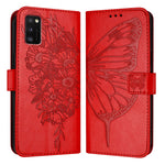 Custodia per telefono in pelle con farfalla goffrata, For Samsung Galaxy A41 EU, For Samsung Galaxy M62, For Samsung Galaxy A91 / M80s / S10 Lite
