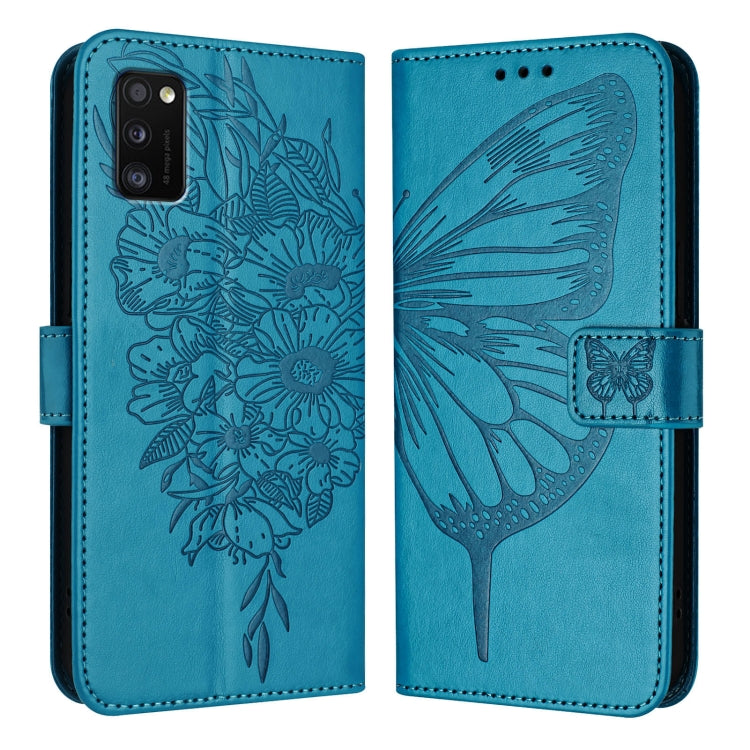 Custodia per telefono in pelle con farfalla goffrata, For Samsung Galaxy A41 EU, For Samsung Galaxy M62, For Samsung Galaxy A91 / M80s / S10 Lite