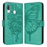 Custodia per telefono in pelle con farfalla goffrata, For Samsung Galaxy A40, For Samsung Galaxy A10 / M10 EU, For Samsung Galaxy Xcover 4s / Xcover 4