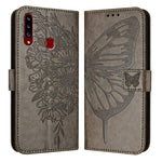 Custodia per telefono in pelle con farfalla goffrata, For Samsung Galaxy A81 / M60s /Note10 Lite, For Samsung Galaxy A10s / M10s, For Samsung Galaxy A20s