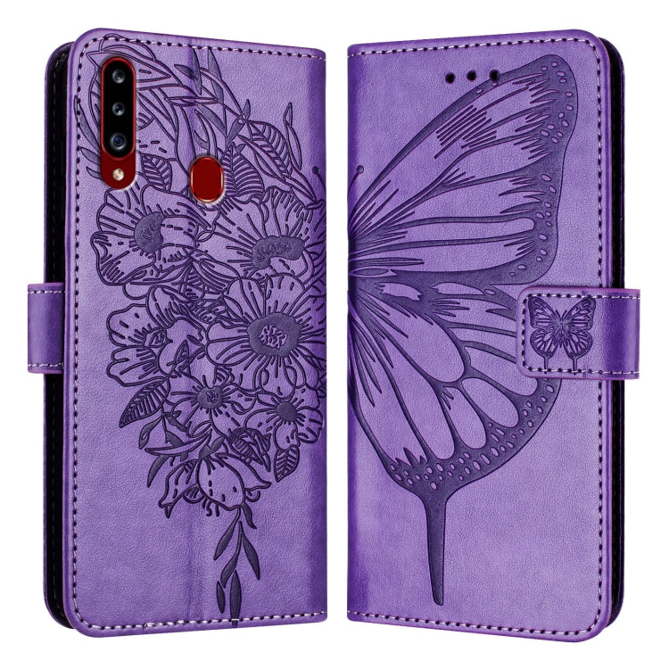 Custodia per telefono in pelle con farfalla goffrata, For Samsung Galaxy A81 / M60s /Note10 Lite, For Samsung Galaxy A10s / M10s, For Samsung Galaxy A20s