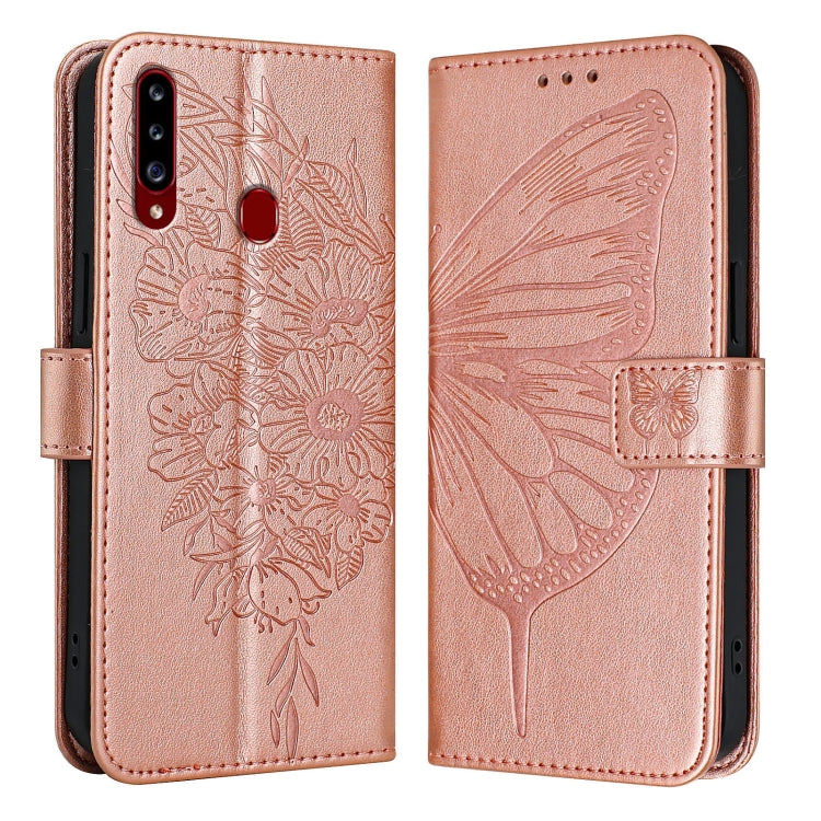 Custodia per telefono in pelle con farfalla goffrata, For Samsung Galaxy A81 / M60s /Note10 Lite, For Samsung Galaxy A10s / M10s, For Samsung Galaxy A20s
