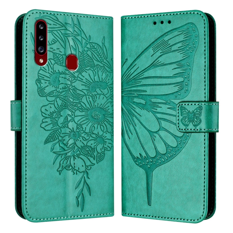 Custodia per telefono in pelle con farfalla goffrata, For Samsung Galaxy A81 / M60s /Note10 Lite, For Samsung Galaxy A10s / M10s, For Samsung Galaxy A20s