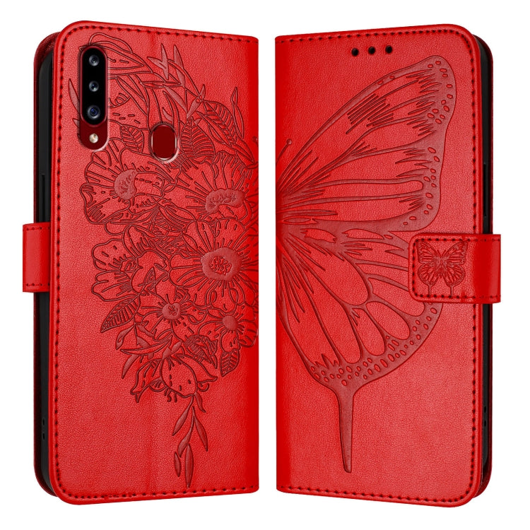 Custodia per telefono in pelle con farfalla goffrata, For Samsung Galaxy A81 / M60s /Note10 Lite, For Samsung Galaxy A10s / M10s, For Samsung Galaxy A20s