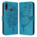 Custodia per telefono in pelle con farfalla goffrata, For Samsung Galaxy A81 / M60s /Note10 Lite, For Samsung Galaxy A10s / M10s, For Samsung Galaxy A20s