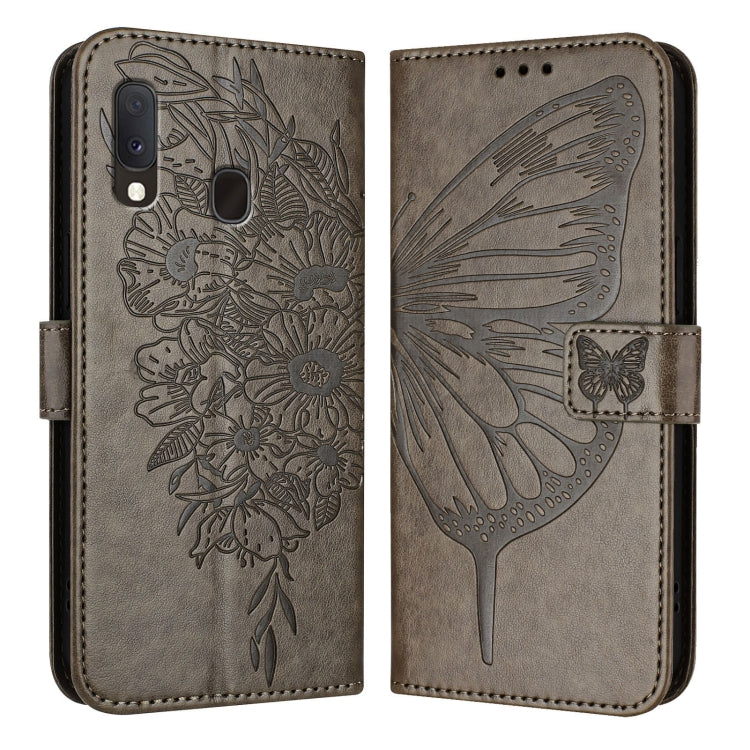 Custodia per telefono in pelle con farfalla goffrata, For Samsung Galaxy Note10, For Samsung Galaxy Note10+, For Samsung Galaxy A20e / A10e