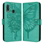 Custodia per telefono in pelle con farfalla goffrata, For Samsung Galaxy Note10, For Samsung Galaxy Note10+, For Samsung Galaxy A20e / A10e