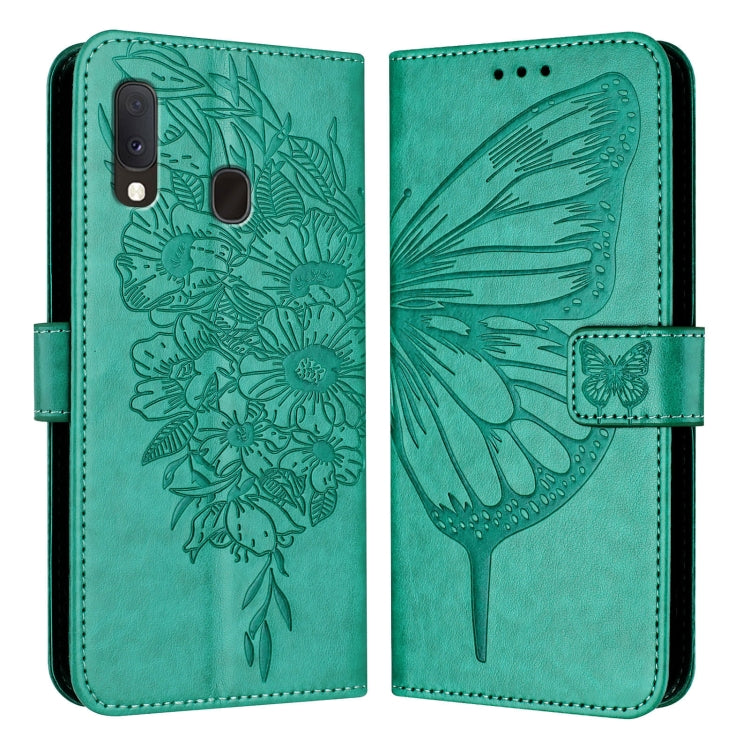Custodia per telefono in pelle con farfalla goffrata, For Samsung Galaxy Note10, For Samsung Galaxy Note10+, For Samsung Galaxy A20e / A10e