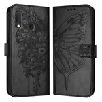 Custodia per telefono in pelle con farfalla goffrata, For Samsung Galaxy Note10, For Samsung Galaxy Note10+, For Samsung Galaxy A20e / A10e