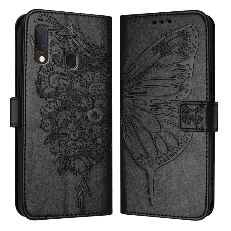 Custodia per telefono in pelle con farfalla goffrata, For Samsung Galaxy Note10, For Samsung Galaxy Note10+, For Samsung Galaxy A20e / A10e
