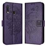 Custodia per telefono in pelle con farfalla goffrata, For Samsung Galaxy Note10, For Samsung Galaxy Note10+, For Samsung Galaxy A20e / A10e