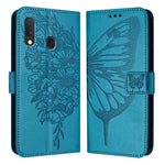 Custodia per telefono in pelle con farfalla goffrata, For Samsung Galaxy Note10, For Samsung Galaxy Note10+, For Samsung Galaxy A20e / A10e