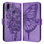 Custodia per telefono in pelle con farfalla goffrata, For Samsung Galaxy A81 / M60s /Note10 Lite, For Samsung Galaxy A10s / M10s, For Samsung Galaxy A20s