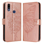 Custodia per telefono in pelle con farfalla goffrata, For Samsung Galaxy A81 / M60s /Note10 Lite, For Samsung Galaxy A10s / M10s, For Samsung Galaxy A20s
