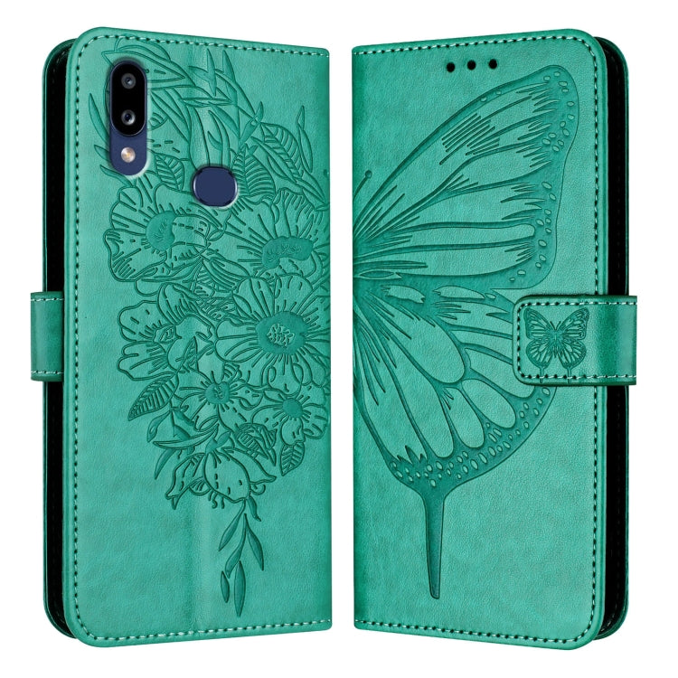 Custodia per telefono in pelle con farfalla goffrata, For Samsung Galaxy A81 / M60s /Note10 Lite, For Samsung Galaxy A10s / M10s, For Samsung Galaxy A20s