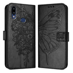 Custodia per telefono in pelle con farfalla goffrata, For Samsung Galaxy A81 / M60s /Note10 Lite, For Samsung Galaxy A10s / M10s, For Samsung Galaxy A20s