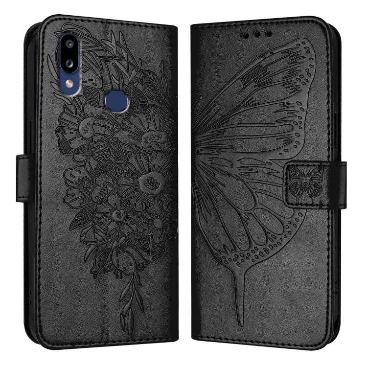 Custodia per telefono in pelle con farfalla goffrata, For Samsung Galaxy A81 / M60s /Note10 Lite, For Samsung Galaxy A10s / M10s, For Samsung Galaxy A20s