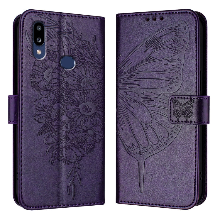 Custodia per telefono in pelle con farfalla goffrata, For Samsung Galaxy A81 / M60s /Note10 Lite, For Samsung Galaxy A10s / M10s, For Samsung Galaxy A20s