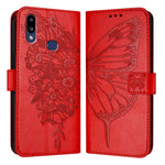 Custodia per telefono in pelle con farfalla goffrata, For Samsung Galaxy A81 / M60s /Note10 Lite, For Samsung Galaxy A10s / M10s, For Samsung Galaxy A20s