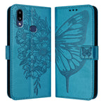 Custodia per telefono in pelle con farfalla goffrata, For Samsung Galaxy A81 / M60s /Note10 Lite, For Samsung Galaxy A10s / M10s, For Samsung Galaxy A20s