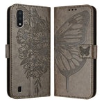 Custodia per telefono in pelle con farfalla goffrata, For Samsung Galaxy A40, For Samsung Galaxy A10 / M10 EU, For Samsung Galaxy Xcover 4s / Xcover 4