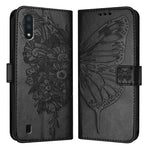 Custodia per telefono in pelle con farfalla goffrata, For Samsung Galaxy A40, For Samsung Galaxy A10 / M10 EU, For Samsung Galaxy Xcover 4s / Xcover 4