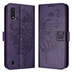 Custodia per telefono in pelle con farfalla goffrata, For Samsung Galaxy A40, For Samsung Galaxy A10 / M10 EU, For Samsung Galaxy Xcover 4s / Xcover 4